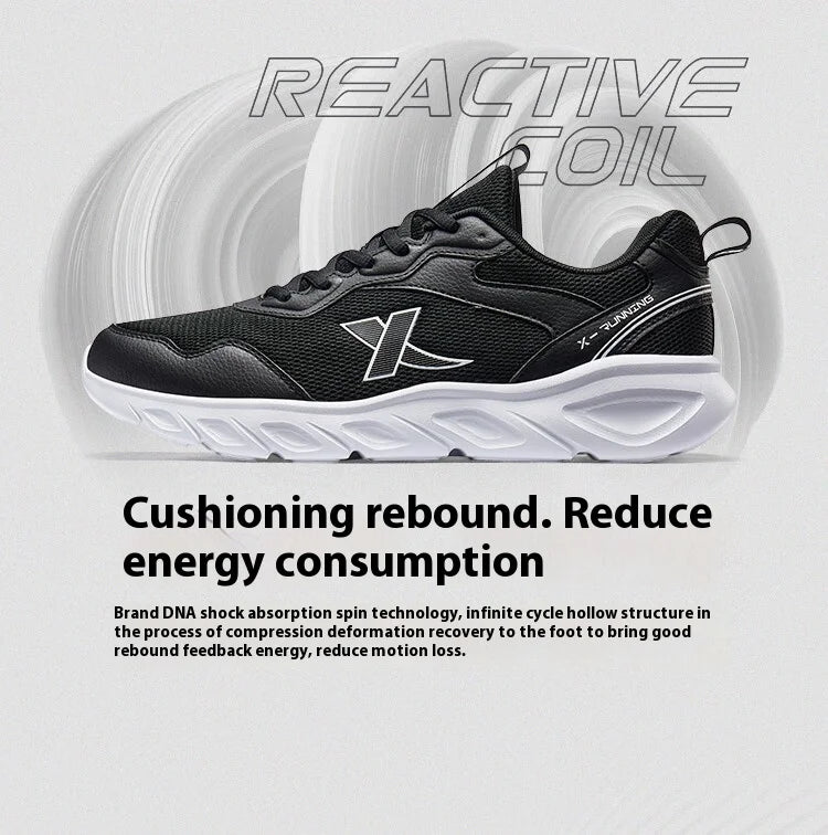 Xtep Running Shoes for Men 2020 Spring, Rebound Comfortable Sports Shoes, Durable, Stable, Breathable Sneakers 880119115036