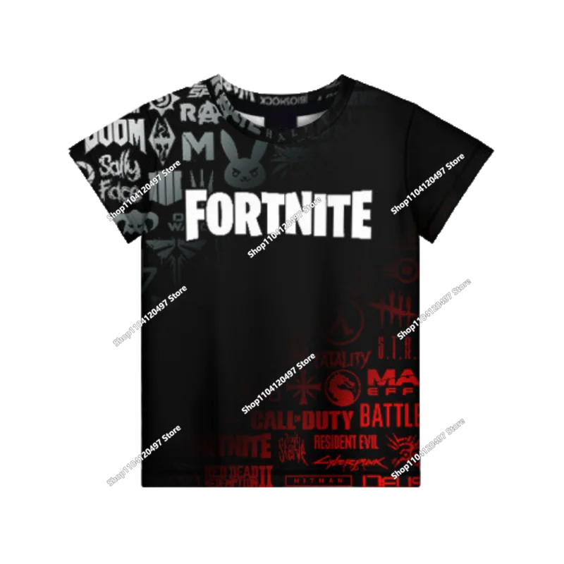 Детски аниме суитшърт с качулка Fortnite, мъжки streetwear хип-хоп спортен стил, ежедневен свободен суитшърт за навън, модерен дизайн