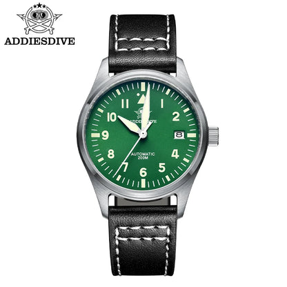 ADDIESDIVE Watch For Men MY-H2 Stainless Steel Classics Mechanical Watches NH35 200m Diving Luminous Analog Watch Reloj Hombre