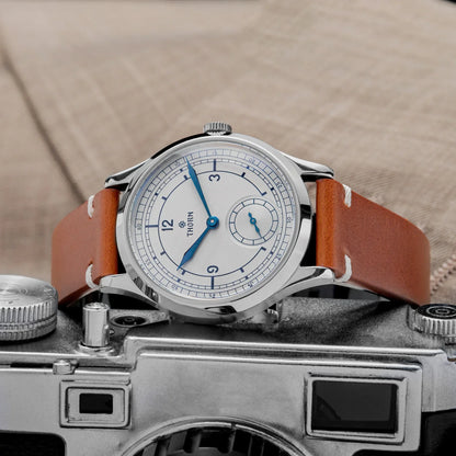 THORN T001 Quartz Watch 316L Stainless Steel Sapphire Crystal Waterproof Grilled Blue Hands Fashion Business Men Women Watch