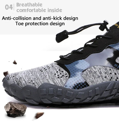 Men Lightweight Refreshing Aqua Boots Breathable Women Outdoor Water Shoes Anti-Slippery Wear-Resistant Sports Hiking Sneakers