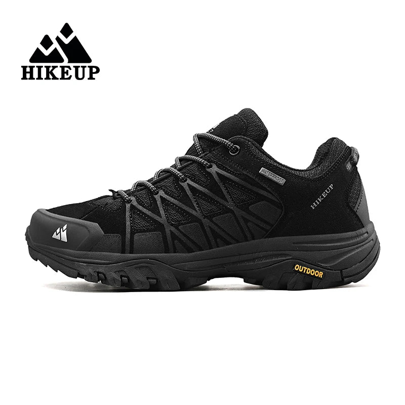 HIKEUP Scarpe outdoor da uomo per escursionismo, sport e tempo libero, scarponcini da trekking in montagna e campeggio, sneaker antiscivolo e resistenti all’usura