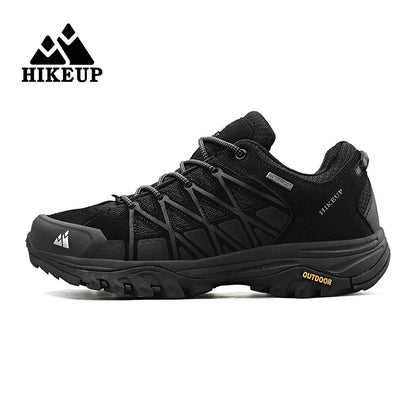 HIKEUP Scarpe outdoor da uomo per escursionismo, sport e tempo libero, scarponcini da trekking in montagna e campeggio, sneaker antiscivolo e resistenti all’usura