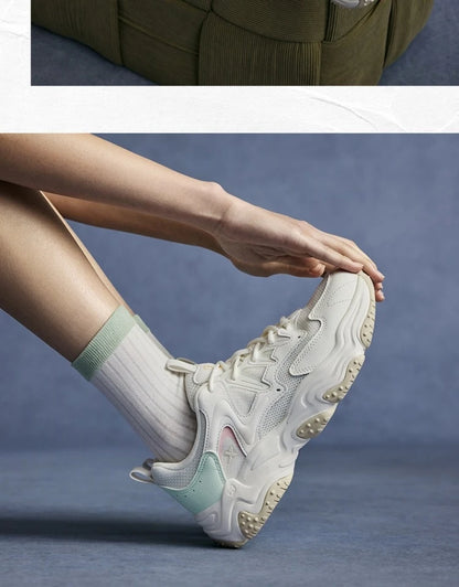 Xtep Casual Shoes 2025 Spring And Summer Lightweight Sports Shoes Thick Sole Fashionable Street Style Sneakers 875319320004
