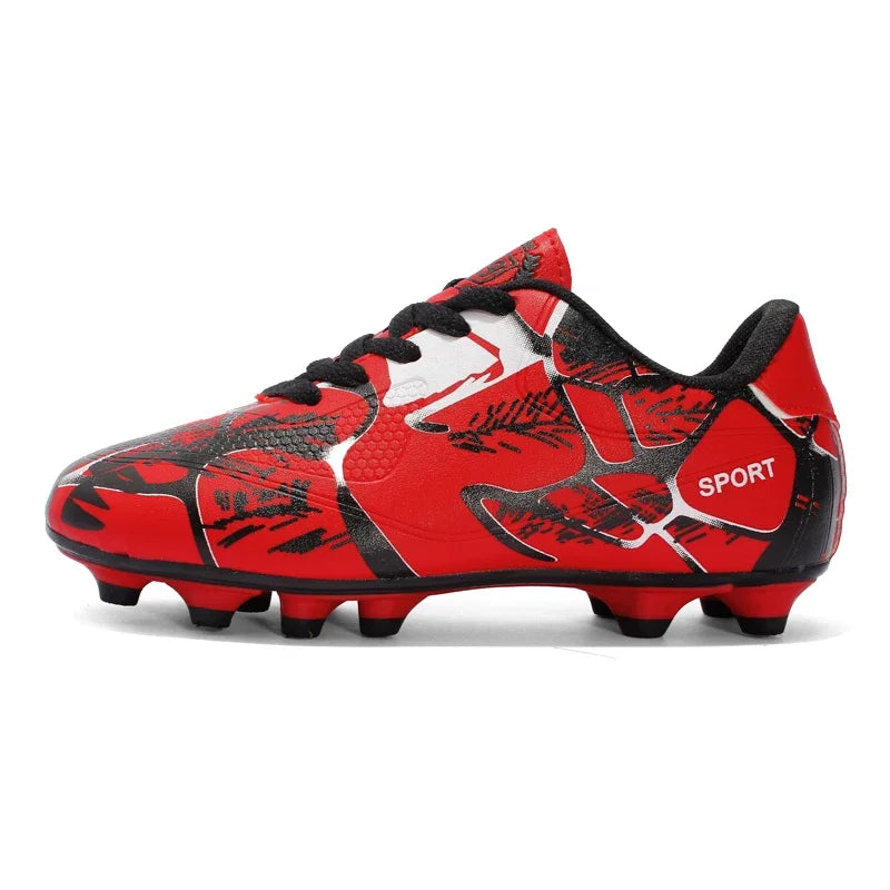 Children Soccer Shoes Sports Society Field Boy Football Shoes Futsal Fast Indoor Sneakers Original Ankle Cleats Football Boots