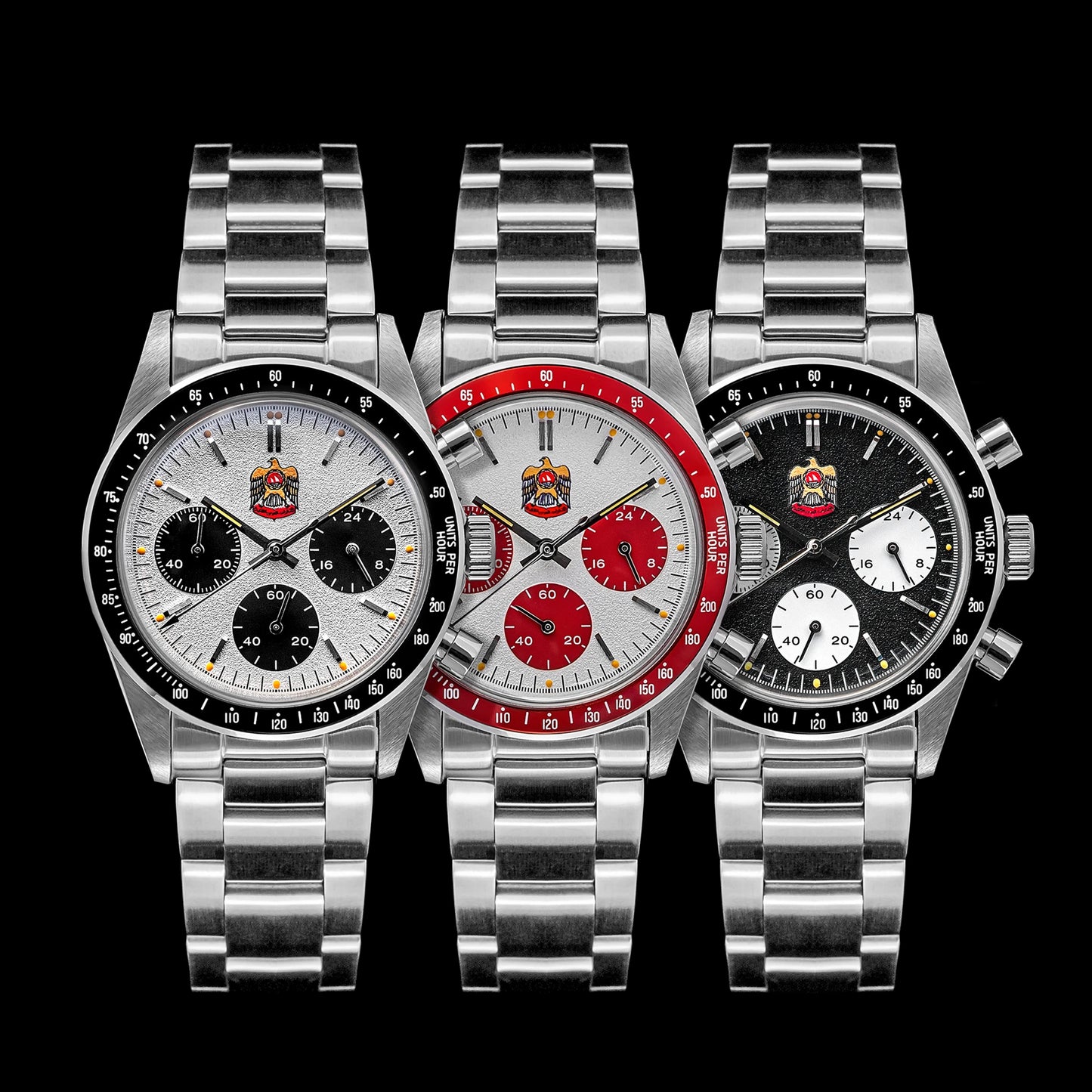 Thorn T010 37mm Quartz Watch VK63 Movement Men's Chronograph Watch Sapphire K9 Glass Luminous Waterproof Fashionable Retro Watch
