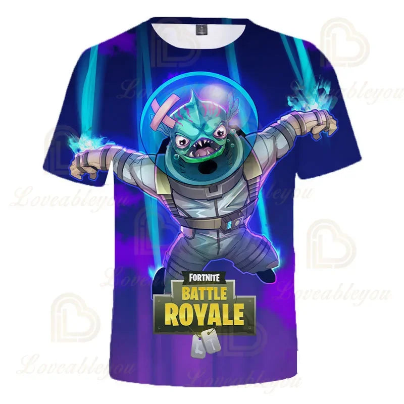 Fortnite Men and Women Victory Children's Wear Battle Royale 3D Sweatshirt Boys Girls Clothes Tops Kids T-Shirt Hero Teen Tops