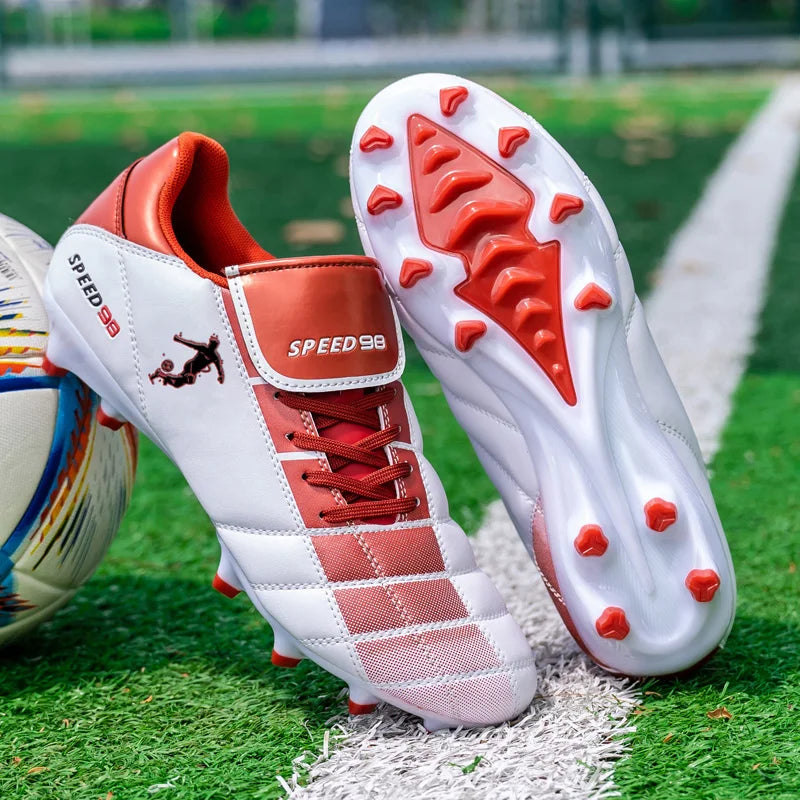 New Men's Professional Football Boots Unisex Hot Sale Cleats Soccer Shoes Futsal Women Ultralight High-quality TF/FG Sneakers
