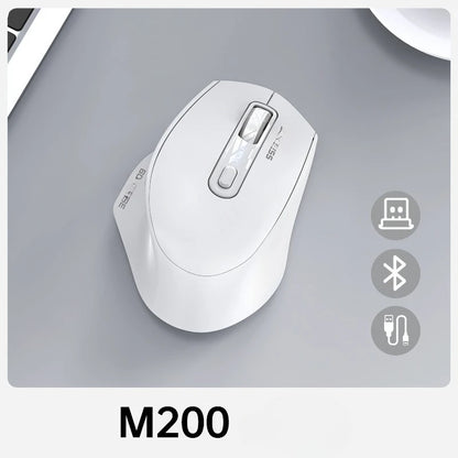 Mouse USB cablato con retroilluminazione RGB, silenzioso, ergonomico e DPI regolabile per desktop, laptop, PC, ufficio, gaming, casa e uso quotidiano al lavoro