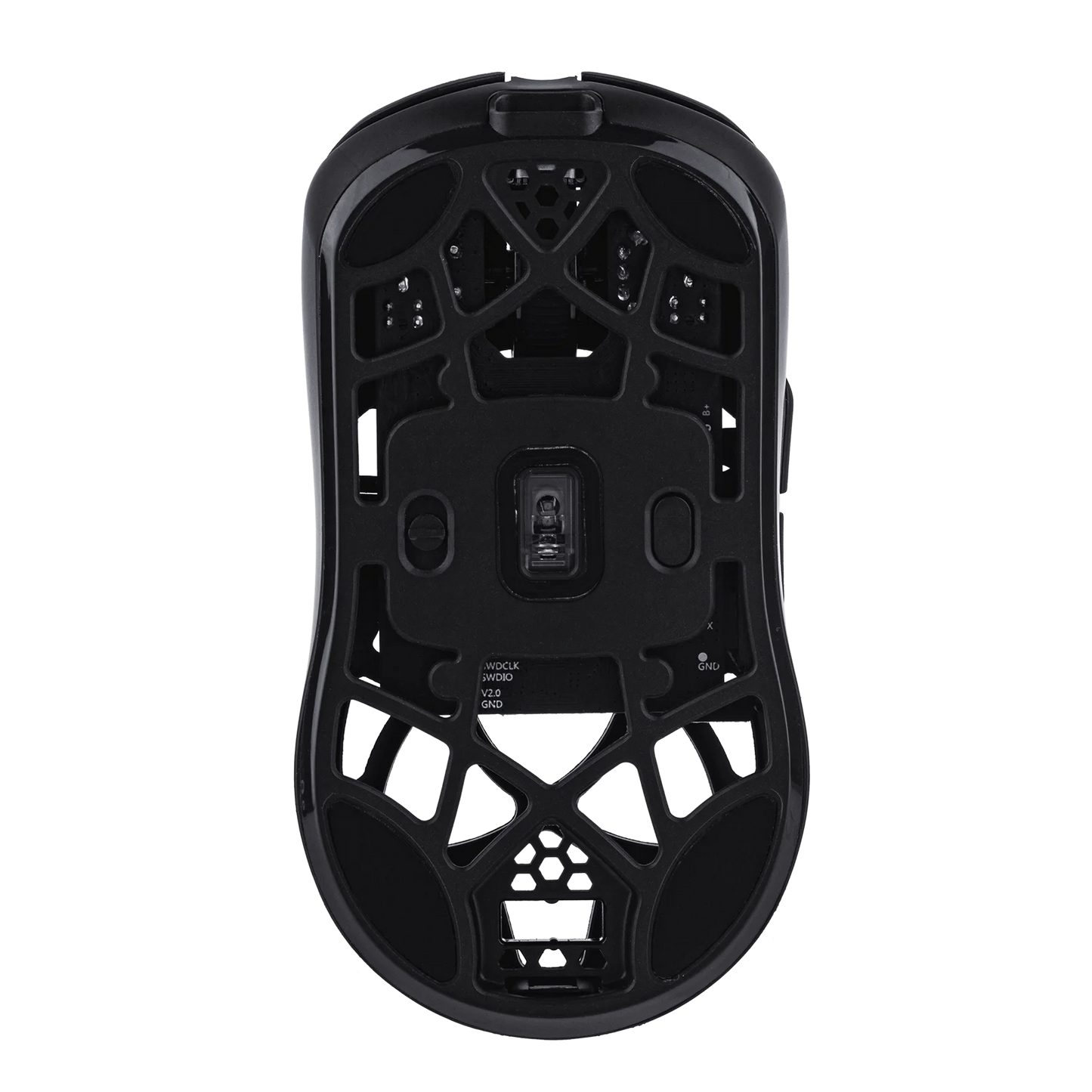 Ratón gaming inalámbrico EPOMAKER Carbon X con cable/2.4G/BT, DPI ajustable de 400 a 30,000, sensor PAW3950 para PC/Mac/Linux