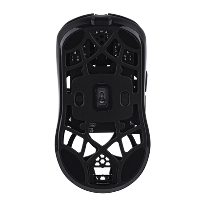 Ratón gaming inalámbrico EPOMAKER Carbon X con cable/2.4G/BT, DPI ajustable de 400 a 30,000, sensor PAW3950 para PC/Mac/Linux