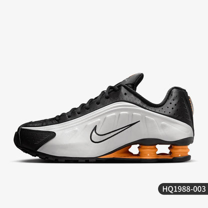 Offizielle authentische Nike SHOX R4 Herren-Laufschuhe, gedämpft, verschleißfest, Low-Top, HQ1988-003