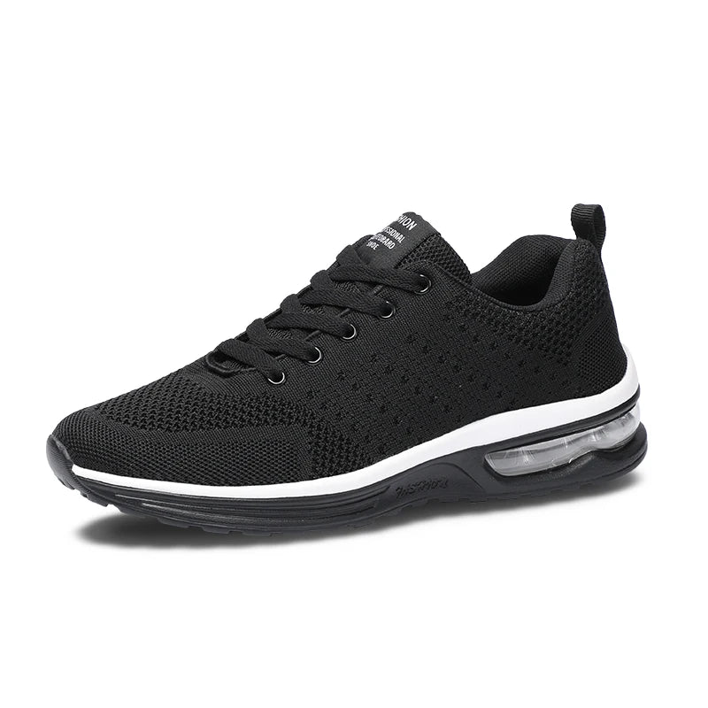 Red Cheap Running Shoes for Men Women Breathable Weave Air Cushion Sneakers Big Size 35-46 Men Lightweight Sports Shoes Trainers