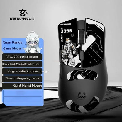 Metaphyuni Metapanda P1 kabellose Maus P1 Pro Max PAW3395, geringe Latenz, leichte E-Sports-Gaming-Maus, ergonomisch, Geschenk für PC-Gamer