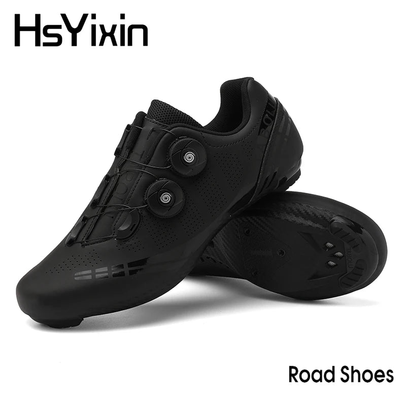 MTB Cycling Shoes Breathable Men’s and Women’s Off-Road Mountain Bike Cycling Shoes Self-Locking Speed Mountain Bike Pedal Shoes