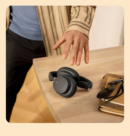 Baseus Bowie D05 Wireless Bluetooth 5.3 Headphones – HiFi Stereo Foldable 70H Battery Over-Ear Headset with Deep Bass & Dual Connection