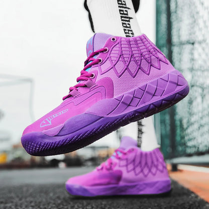 Youth Basketball Shoes for Actual Combat, Outdoor Comfortable Cushioning, Wear-Resistant, Fashionable, Breathable, High Quality