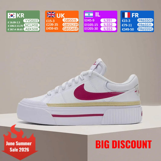 Nike Court Legacy Lift Elevated Sole Design: Slip-Resistant, Comfortable Cushioning, Durable Classic Sneakers DM7590-112