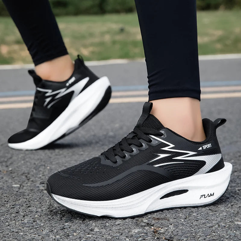 2026 New Men's Sports Running Shoes, Marathon-Ready, Breathable, Lightweight, Comfortable Women's Athletic Sneakers, Jogging Tennis Air Cushion