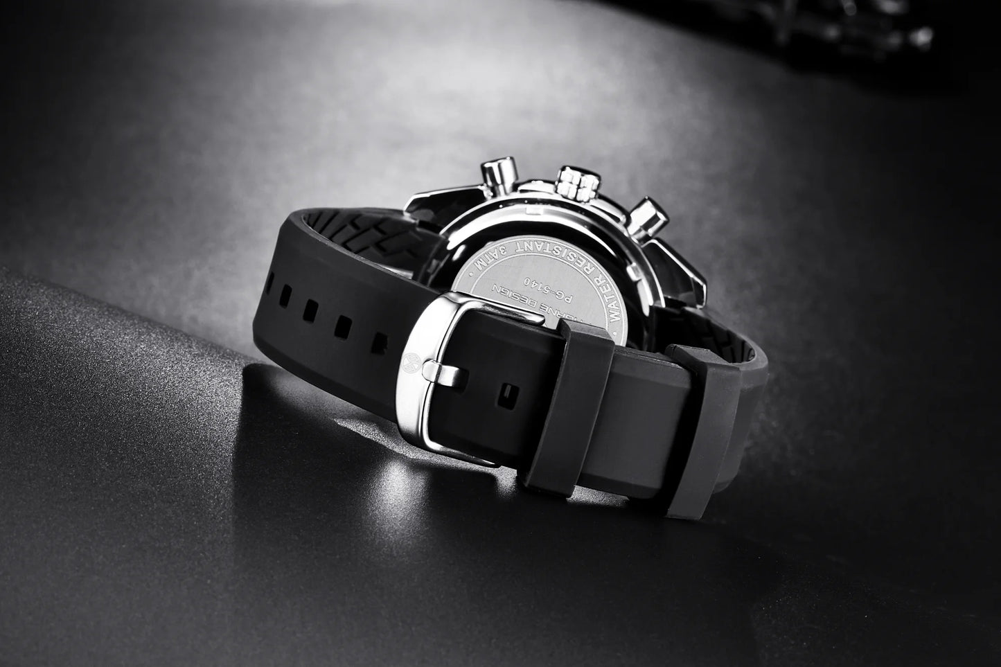 PAGANI DESIGN New 45mm Men Quartz Watch Rubber Belt Men's Luxury Watch Fashion Casual Sports Male Clock Relogio Maasculino