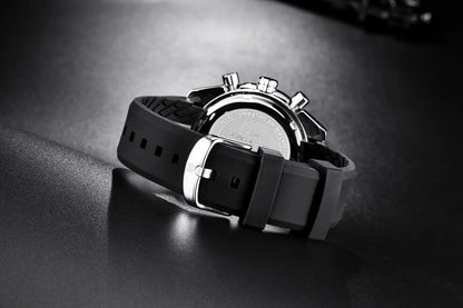 PAGANI DESIGN New 45mm Men Quartz Watch Rubber Belt Men's Luxury Watch Fashion Casual Sports Male Clock Relogio Maasculino