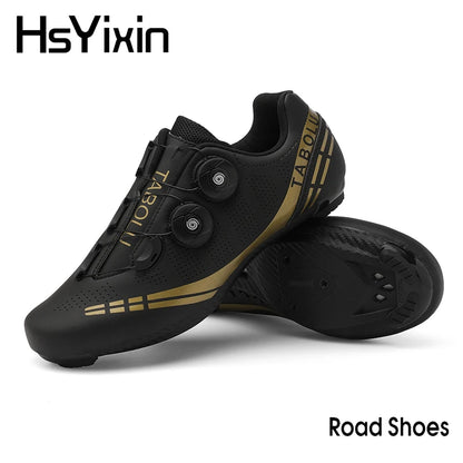 MTB Cycling Shoes Breathable Men’s and Women’s Off-Road Mountain Bike Cycling Shoes Self-Locking Speed Mountain Bike Pedal Shoes