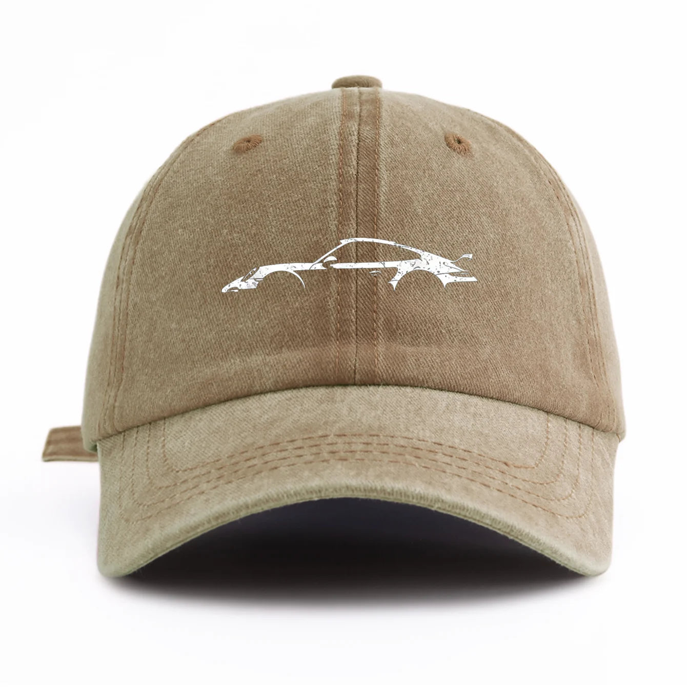 1pc 911 Print Washed Baseball Cap for Adults,  Minimalist Retro Style Casual Soft Adjustable Dad Hat, Perfect As Gift