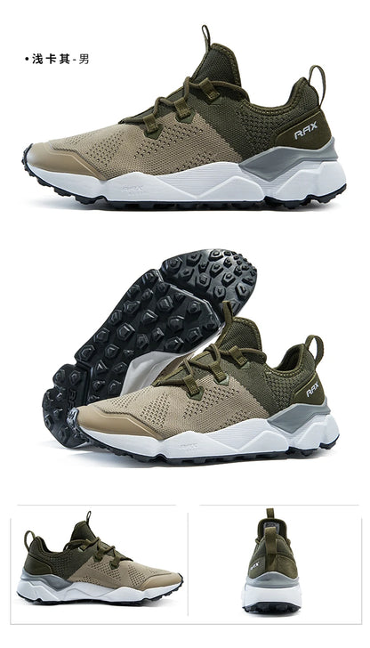 RAX Outdoor Breathable Hiking Shoes Men Lightweight Walking Trekking Wading Shoes Sport Sneakers Men Outdoor Sneakers Male