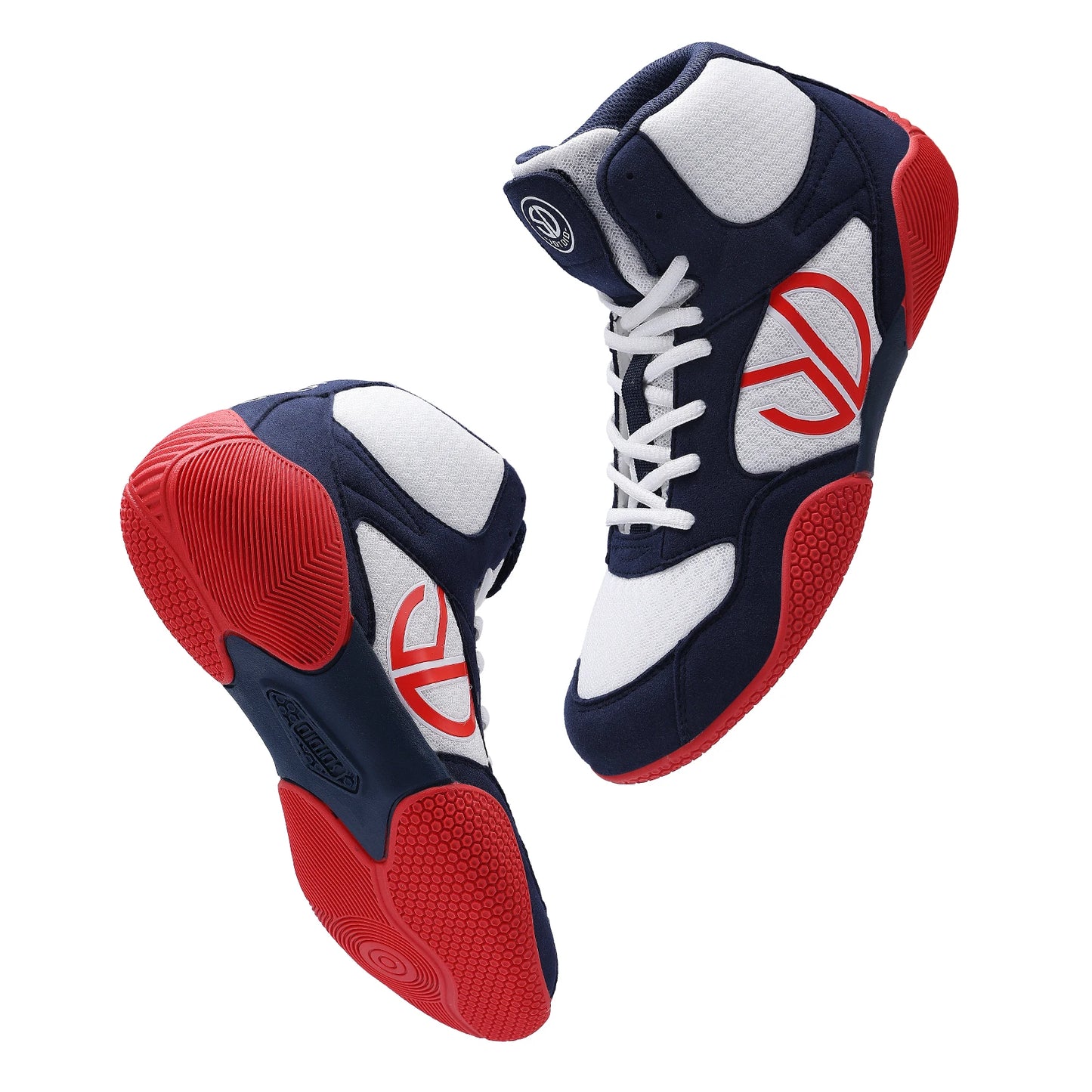 New Men's Large Wrestling Shoes Mesh Breathable Boxing Shoes Anti-Slip Wear-Resistant Sneakers Fashionable Casual High Sport Shoes