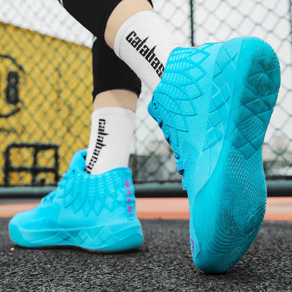 Youth Basketball Shoes for Actual Combat, Outdoor Comfortable Cushioning, Wear-Resistant, Fashionable, Breathable, High Quality