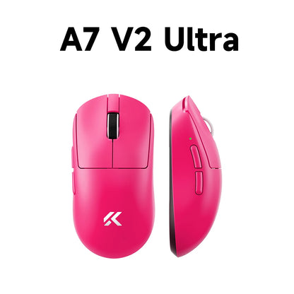 MCHOSE A7 V2 lengva belaidė žaidimų pelė su dvigubu 8,000Hz apklausos dažniu, PAW3950 TI, žaidimams, esportui ir biurui