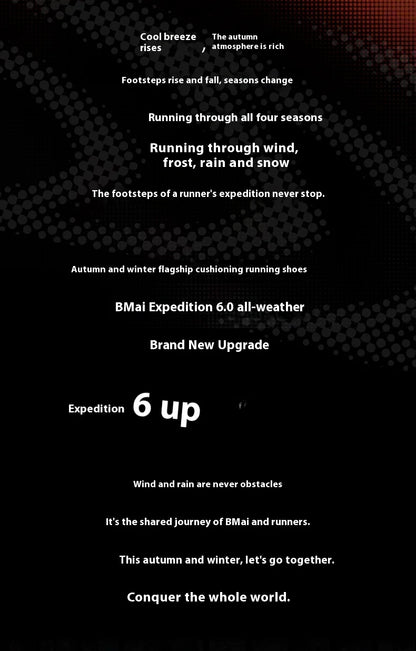 BMAI Outdoor Men's Sports Shoes Breathable Man Sneakers Lightweight Mountain Running Shoes for Men Cushion Trail Jogging Sneaker