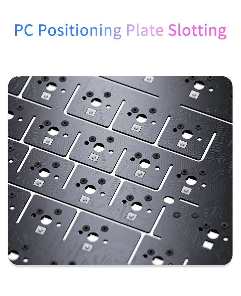 Teclado Gaming Mecânico AJAZZ AK820 Pro com Fio e Sem Fio, Tri-Mode, Retroiluminação RGB, Switches Hot-Swappable, Layout Compacto 70%, PC/Mac