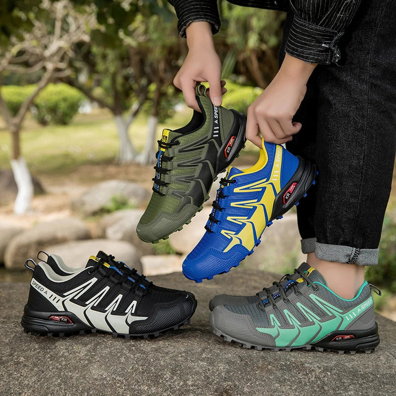 Men's Hiking Shoes Waterproof Non-slip Hiking Sports Shoes Camping Training Hunting Tactical Shoes Men's Cycling Shoes