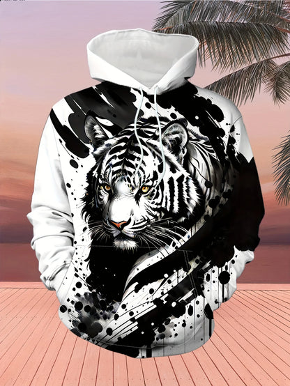 Animal Wolf Graphic Men's Fashion 3D Print Outdoor Hoodie Streetwear Hoodies Hooded Front Pocket Designer Hoodie Sweatshirt