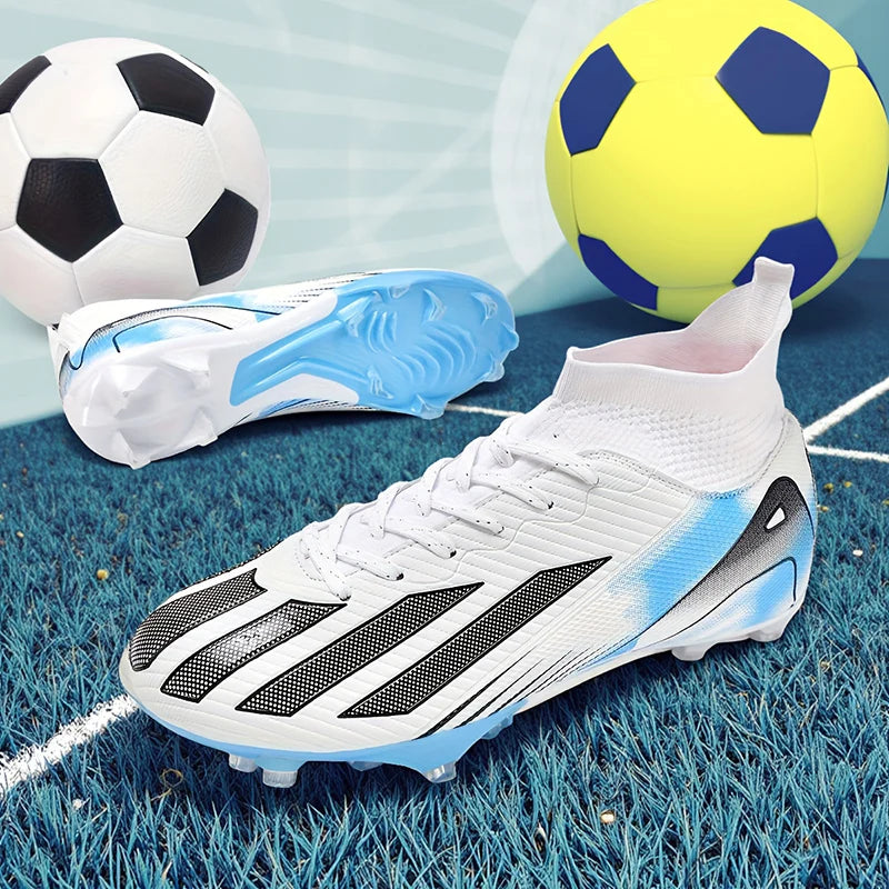 New Men's Soccer Shoes Adult Non-Slip Football Boots Cleats Boys Ultralight Sport Outdoor Comfortable Training Match Grass