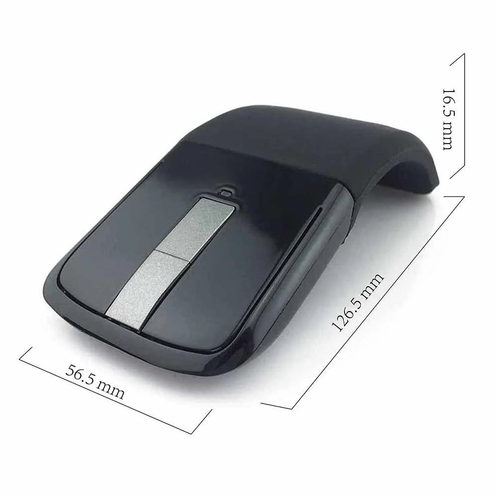 Bluetooth Wireless Arc Touch Mouse For Microsoft PC Laptop 1200DPI Optical Folding Mouse Slim Notebook Gaming Computer Mice