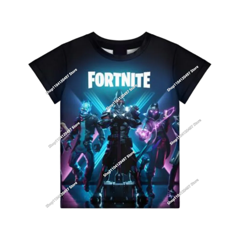 Детски аниме суитшърт с качулка Fortnite, мъжки streetwear хип-хоп спортен стил, ежедневен свободен суитшърт за навън, модерен дизайн
