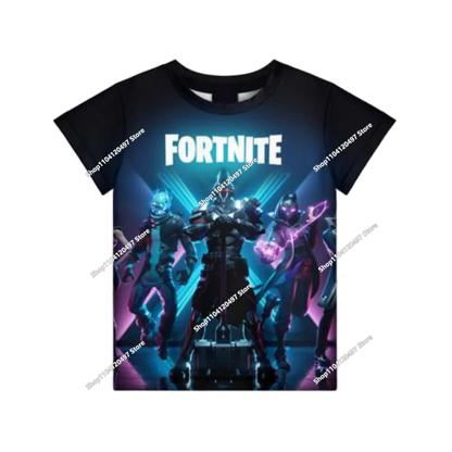 Детски аниме суитшърт с качулка Fortnite, мъжки streetwear хип-хоп спортен стил, ежедневен свободен суитшърт за навън, модерен дизайн