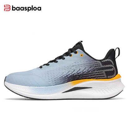 Baasploa Running Shoes Men Carbon Plate Professional Cushioning Anti-Slip Sneaker Female Casual Breathable Jogging Sports Shoes
