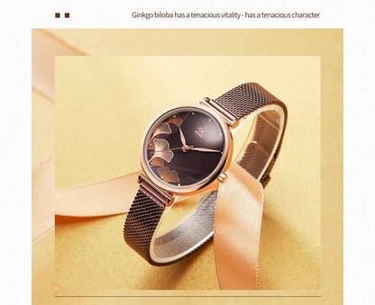 Shengke Originale Design Woman Watches Fashion Lucky Clover Fashion Women's Quartz Wristwatches Top Luxury Elengent Female Clock
