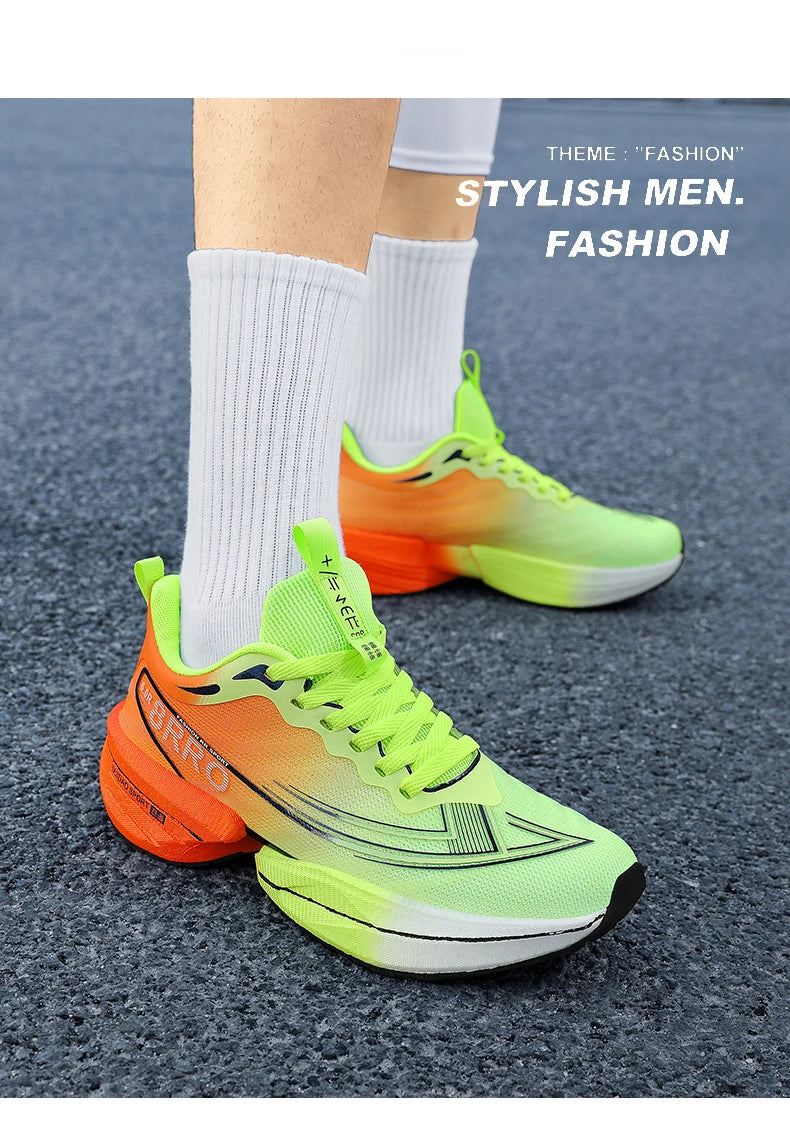 2026 New Men's Sports Running Shoes, Marathon-Ready, Breathable, Lightweight, Comfortable Women's Athletic Sneakers, Jogging Tennis Air Cushion