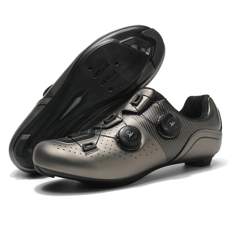2025 new arrival professional cycling shoes, racing road bike SPD cleat shoes, ultralight self-locking MTB bicycle sneakers unisex