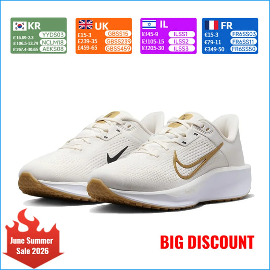 Nike Quest 6 Women's Rebound Cushioning Comfort Running Shoes - Slip-Resistant, Durable Outdoor Running Shoes FD6034-003