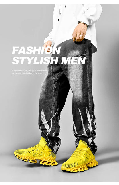 Shoes Men Sneakers Male Casual Men's Shoes Tennis Luxury Shoes Trainer Race Breathable Shoes Fashion Loafers Running Shoes for Men