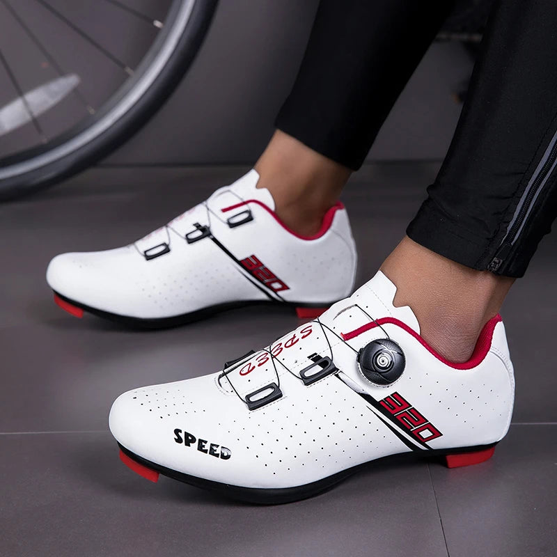 Men's Cycling Shoes Road Cycling Sports Shoes Women's MTB Racing Competition Self-Locking Cycling Shoes SPD Cleats Cycling Shoes