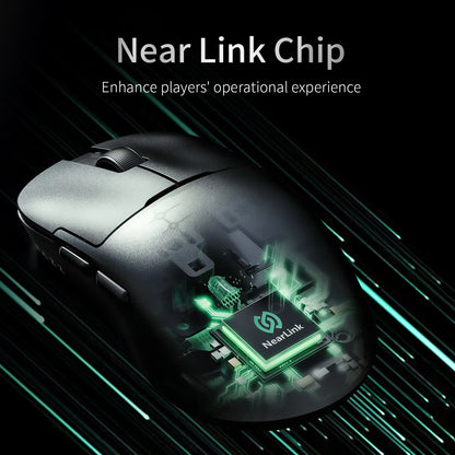 AJAZZ AJ159 NL Wireless Mouse 800mAh Compatible with Games and Office PAW3395 1K Nearlink BT Wireless Mouse Laptop GiftAJAZZ AJ1