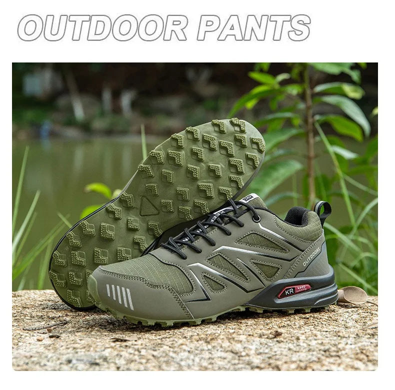 Men’s Lockless Cycling Shoes, Outdoor Mountain Cross-Country Non-Slip Hiking Shoes, Breathable Sports Shoes, Road Cycling Shoes