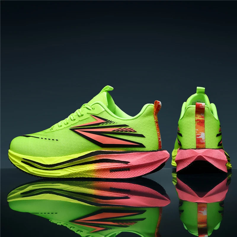Men's Casual Sport Shoes Air Cushion Running Shoes Breathable Marathon Running Sneakers Durable Outsole Trainer Tennis Walking Shoe