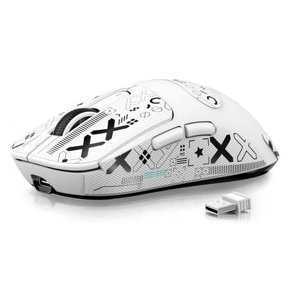 ATTACK SHARK X3 leichte kabellose Gaming-Maus, 49g Tri-Mode, PAW3395 26K DPI Sensor, 200h Akkulaufzeit, 5 programmierbare Tasten